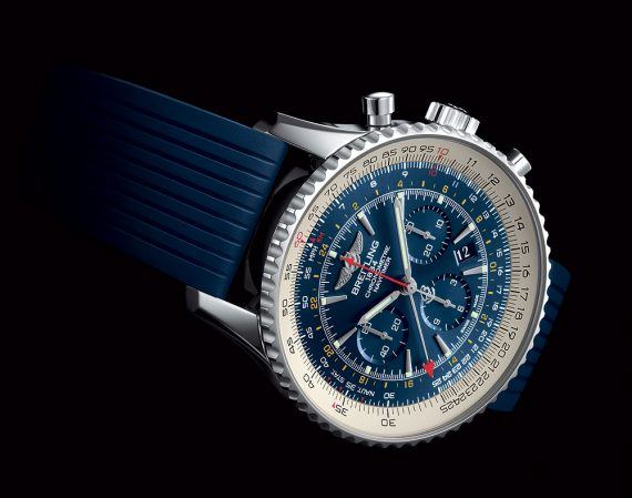 Fake_Breitling_Navitimer_GMT_Aurora_Blue