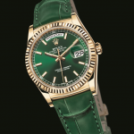 UK Charming Green Dial Rolex Day-Date Replica Watches For Happy Christmas