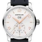 Dan Gilroy’s Fond Of Rose Gold Arabic Numerals Fake Montblanc TimeWalker Dual Time Special Edition Watches