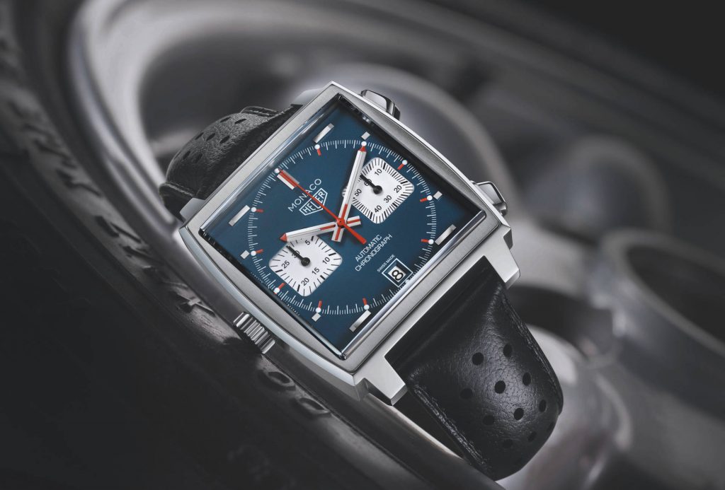 When Man With Replica TAG Heuer Monaco Meets The Rival With UK Fake Omega Speedmaster, What Would Happen?