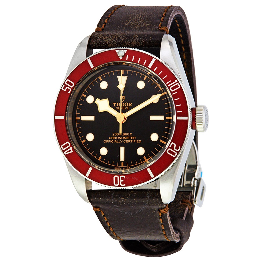 For the bright red bezel, this replica Tudor watch just easily catches our attentions.