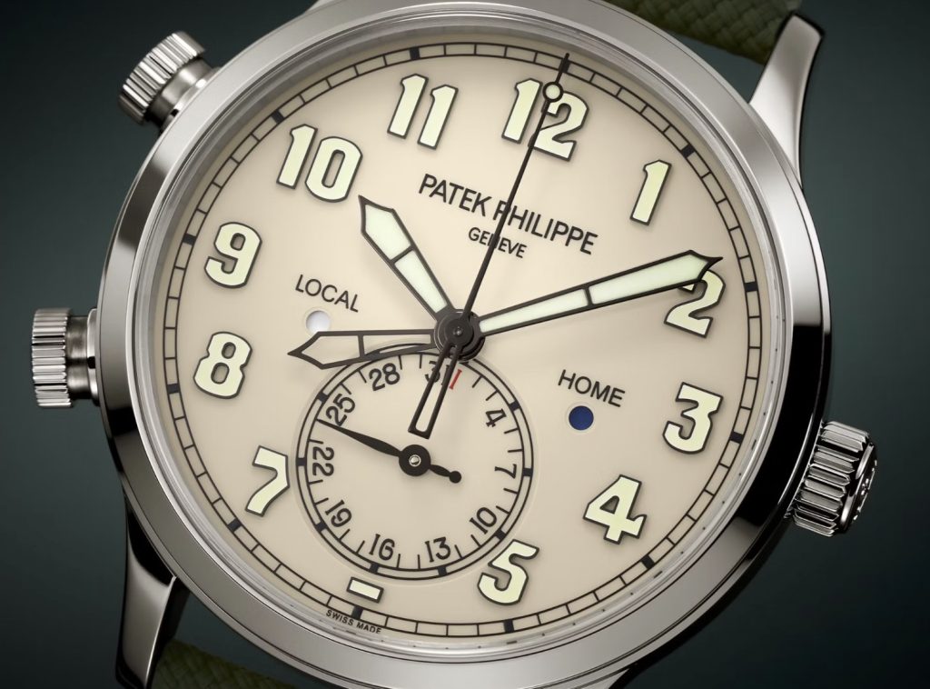 The High Quality 2025 Replica Patek Philippe Ref. 5524G-010 Calatrava Pilot Travel Time Watches UK