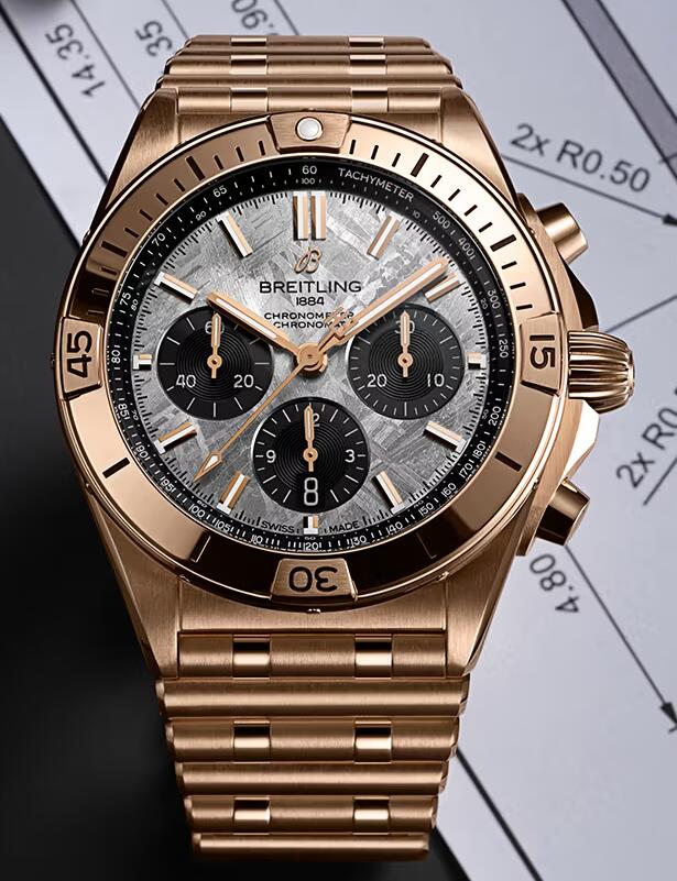 Erling Haaland x Breitling’s New Chronomat Fake Watches Sale UK Feature Dials Cut From Ancient Meteorite