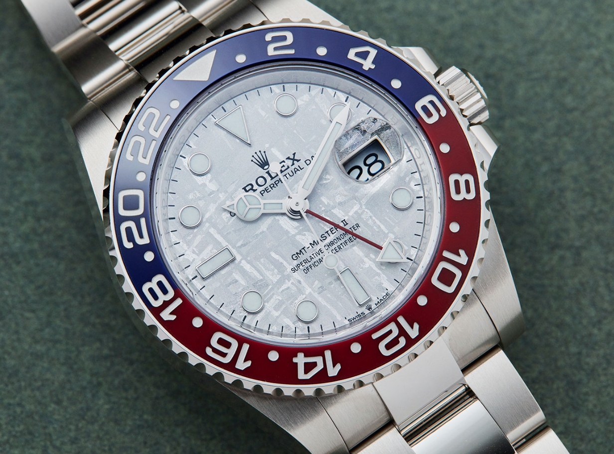 Up Close: AAA UK Replica Rolex GMT-Master II Meteorite Ref. 126719BLRO-0002 Watches